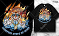 design t shirt streetwear cartoon illustration