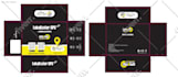 do modern premium product packaging and label design