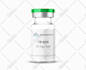 design peptide, vial, product label design, 3d mockup