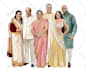 draw indian wedding couple caricatures, wardrobe planner