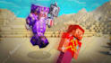 make a professional minecraft smp or hypixel skyblock youtube thumbnail
