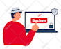 design 2d flat vector illustration for your website or app