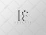 do minimalist monogram and initial letters clothing brand logo design