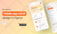 do mobile app ui ux design in figma