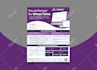 design business, corporate flyer, brochure or leaflet