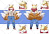 draw a custom character design or reference sheet