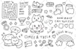 draw doodle with handdrawn style