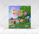 do children story book illustration and attractive book cover