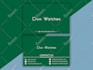 do design minimal professional business card