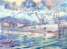 paint original watercolor landscape painting