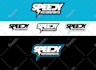 design car racing team and motorsports logo