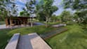 design landscape,3d modeling, backyard, patio, pool