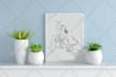 draw vector line art illustration, line drawing ,outline