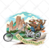 create motorcycle or ed roth rat fink kustom kulture artwork