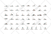 draw people exercise, yoga, workout, fitness illustration