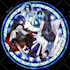 create a custom fantasy illustration in digital vitral style