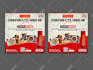 design an elegant restaurant flyer and menu