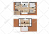 create 2d color floor plans from matterport models