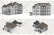 create sketchup 3d model for architectural project