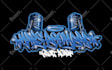 create a legible badass logo design with graffiti style