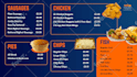 design digital menu, digital menu board or animated menu