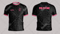 design sublimation football jersey