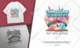 do vintage retro hand drawn illustration for t shirt design