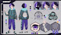 draw a character sheet for your oc or vtuber character etc