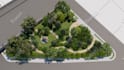 design and render backyard front landscape, garden, pool, patio, park