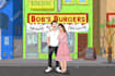 your photo into a bob burger cartoon style portrait