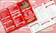 create a digital restaurant menu design and display menu