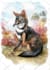 make animal illustrations in watercolor