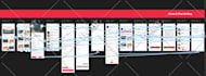 design mobile app UI UX in figma wireframe prototype
