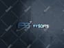 design technology, tech, software, cyber security logo
