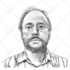 do portrait drawing with stippling and hedcut technique