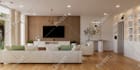 do interior design and 3d rendering for bedroom living room and kitchen
