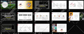 write content and design company profile presentation in powerpoint
