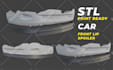 3d car modeling body kits and any body parts for stl file