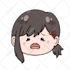 draw chibi face fanart for sticker etc