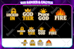 design text word font emotes and emojis for youtube, twitch, kick, and discord