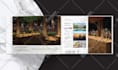 create a minimal architecture or interior portfolio