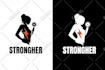 do modern  fitness,gym, warrior, sports and monogram 3d logo