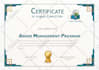 design a professional certificate, diploma or award design