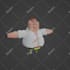 create a 3d low poly character