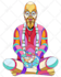 draw a unique psychedelic retro vintage illustration