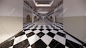 render 3d architectural visualization with collage style