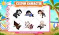 draw chibi twitch emotes, sub badges, vtuber animated emotes