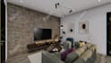 design scandinavian, minimalist interior and  realistic 3d