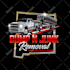 do trucking dispatching towing transport junk removal and logistics logo