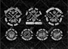 create emblem, badge and vintage logo